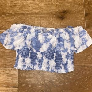 Hollister flowy tube top